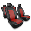 Fundas universales para asientos de coche para Volkswagen Jetta III, IV, V, VI, VII (1991-2019) - CM-RD