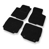 Alfombrillas de fieltro adecuadas para Audi A3 I 8L Hatchback (1996-2003) - alfombras para coche - color negro