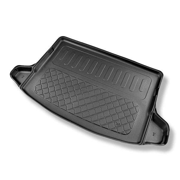 Alfombra para maletero adecuada para Ssangyong Korando IV C300 SUV (09.2019-2025) - Protector maletero - Alfombrilla maletero antideslizante - parte superior del maletero; modelos con base móvil del maletero; el compartimento izquierdo y/o derecho pueden
