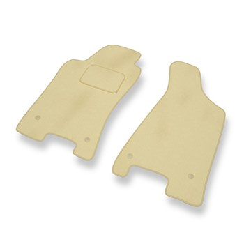 Alfombrillas de Velour adecuadas para Audi 80 IV B4 (1991-1996) - alfombras para coche - Premium color beige