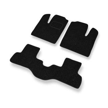 Alfombrillas de fieltro adecuadas para Fiat Doblo I (2000-2011) - alfombras para coche - color negro