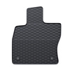 Alfombrillas de goma adecuadas para Seat Leon IV Hatchback, Sportstourer (2020-....) - alfombras para coche - negro - 4 unidades