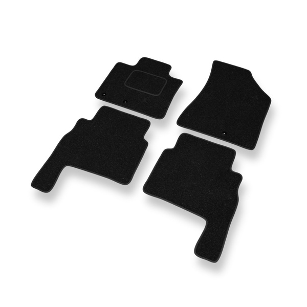 Alfombrillas de fieltro adecuadas para Kia Sorento II SUV (2009-2015) - alfombras para coche - color negro
