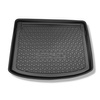 Alfombra para maletero adecuada para Volvo V40 II Hatchback (07.2012-07.2019) - Protector maletero - Alfombrilla maletero antideslizante - parte superior del maletero; para coches con base doble en el maletero