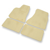 Alfombrillas de Velour adecuadas para Chrysler 300C I Berlina, Touring (2005-2010) - alfombras para coche - Premium color beige