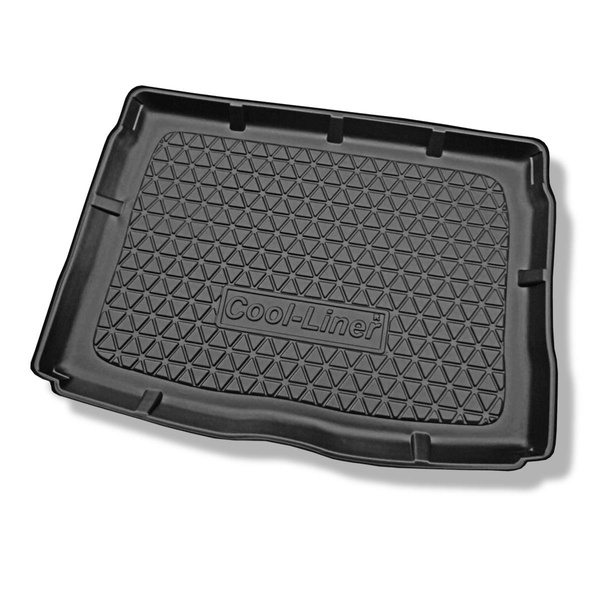 Conjunto de alfombrilla para maletero y alfombrillas para el interior del coche TPE PREMIUM para: Volkswagen Golf V Hatchback (10.2003-2008) - con rueda de repuesto completa y/o tracción de 4 ruedas (4 Motion)