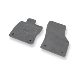 Alfombrillas de Velour adecuadas para Volkswagen Passat B8 Berlina, Variant (2014-2023) - alfombras para coche - Premium color gris