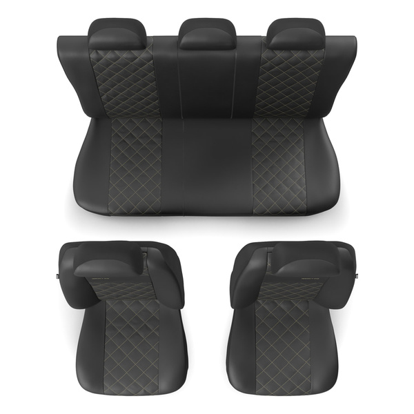 Fundas universales para asientos de coche para Daihatsu Terios I, II (1997-2018) - PRF-BE