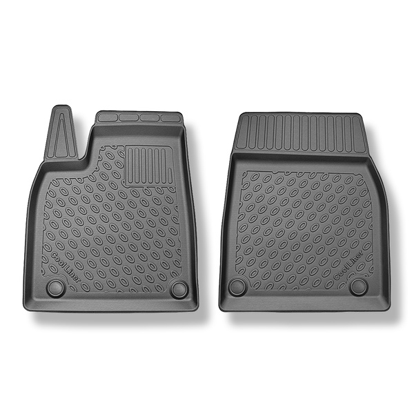 Alfombrillas de TPE adecuadas para Tesla Model X SUV (01.2021-....) - solo delanteras - alfombras para coche
