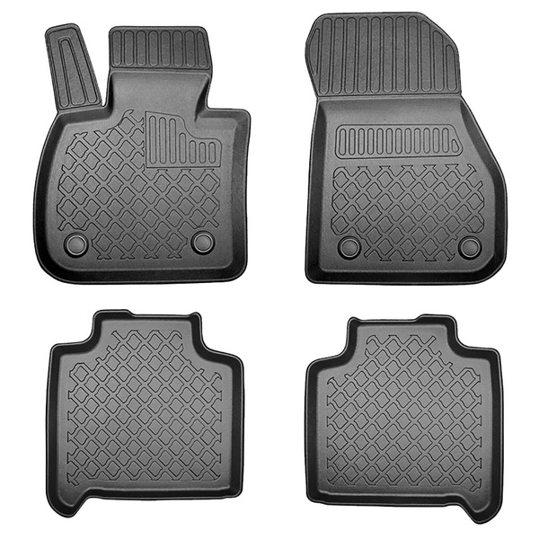 Alfombrillas de TPE adecuadas para BMW 2 F46 Gran Tourer (03.2015-2021) - 5 o 7 plazas; sin la tercera fila - alfombras para coche