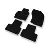 Alfombrillas de Velour adecuadas para Mitsubishi ASX SUV (2010-2021) - alfombras para coche - Premium color negro