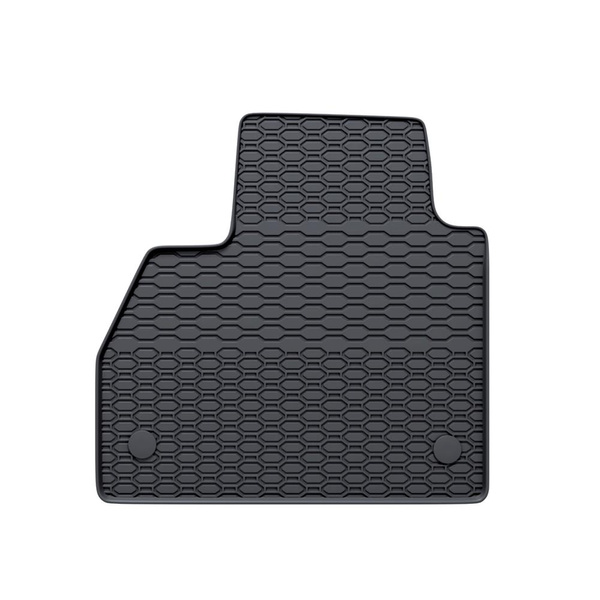 Alfombrillas de goma adecuadas para Renault Kangoo II Furgoneta (2008-2021) - alfombras para coche - negro - 3 unidades