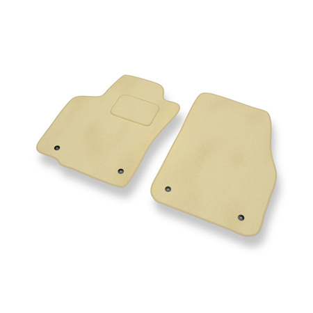 Alfombrillas de Velour adecuadas para Opel Astra H (2004-2012) - alfombras para coche - Premium color beige