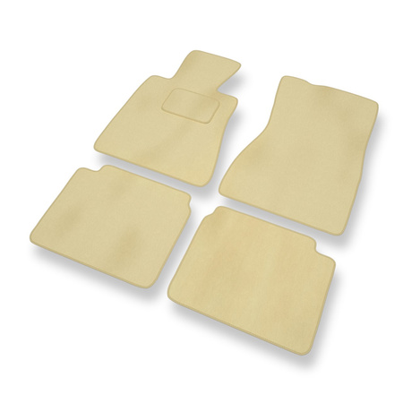 Alfombrillas de Velour adecuadas para Lexus LS II XF20 (1994-2000) - alfombras para coche - Premium color beige