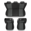 Fundas universales para asientos de coche para Alfa Romeo 166 I, II, III (1998-2007) - UNE-2