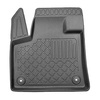 Conjunto de alfombrilla para maletero y alfombrillas para el interior del coche TPE para: Peugeot 3008 II SUV (11.2016-11.2023) - maletero superior (borde de carga del maletero igualado); suelo móvil en la posición superior; no para la versión híbrida; co