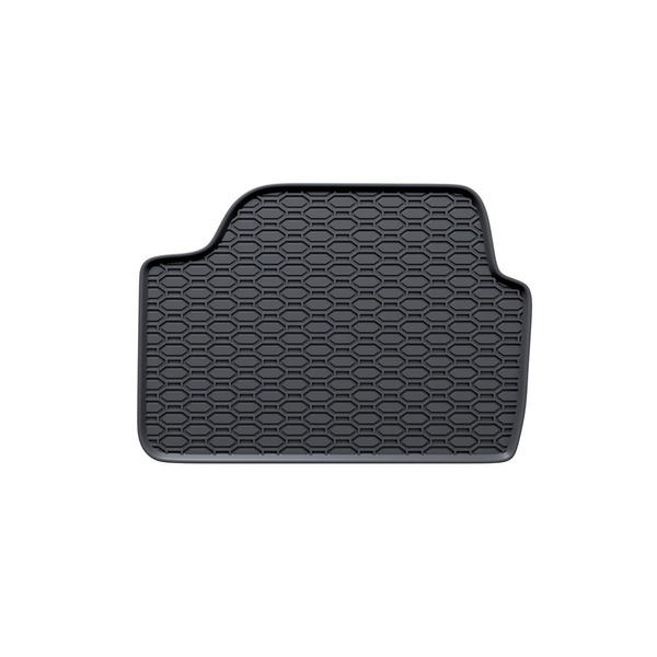 Alfombrillas de goma adecuadas para BMW 1 E82, E87, E88 Coupé, Hatchback, Cabrio (2004-2013) - alfombras para coche - negro - 4 unidades