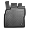 Conjunto de alfombrilla para maletero y alfombrillas para el interior del coche TPE para: Volkswagen Passat B8 Berlina (12.2014-12.2021) - parte inferior del maletero; con rueda de repuesto provisional o kit de reparación