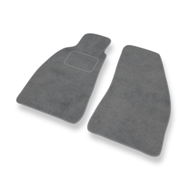 Alfombrillas de Velour adecuadas para Alfa Romeo GTV Coupé (1995-2006) - alfombras para coche - Premium color gris
