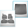Conjunto de alfombrilla para maletero y alfombrillas para el interior del coche TPE para: BMW iX i20 SUV (11.2021-....)