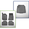 Conjunto de alfombrilla para maletero y alfombrillas para el interior del coche TPE para: BMW 3 G20, M3 G80 Berlina (03.2019-....) - también para versión con sistema xDrive; No compatible con Plug-in Hybrid
