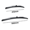 Escobillas limpiaparabrisas para la luna delantera para Alfa Romeo 147 Hatchback (11.2000-12.2010) - escobillas híbrida