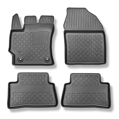 Alfombrillas de TPE adecuadas para Toyota Corolla Cross SUV (11.2022-....) - alfombras para coche