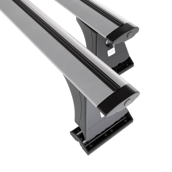 Portaequipajes de techo adecuadas para Mercedes-Benz Classe A W169 Hatchback (2005-2012) - baca plata para coche - barras para techo de coche - puntos de montaje - aluminio