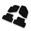 Alfombrillas de Velour adecuadas para Volvo S60 I Berlina (2000-2009) - alfombras para coche - Premium color negro