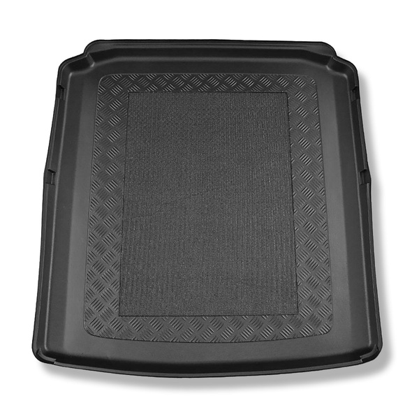 Alfombra para maletero adecuada para Skoda Octavia IV Familiar (06.2020-....) - Protector maletero - Alfombrilla maletero antideslizante - parte inferior del maletero (sin base multifuncional); no adecuado para versión Plug-in híbrida