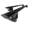Portaequipajes de techo adecuadas para Dacia Duster II SUV (2018-2024) - baca negra para coche - barras para techo de coche - railing - aluminio
