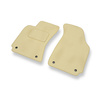 Alfombrillas de Velour adecuadas para Volkswagen Passat B5 Berlina, Variant (1996-2005) - alfombras para coche - Premium color beige