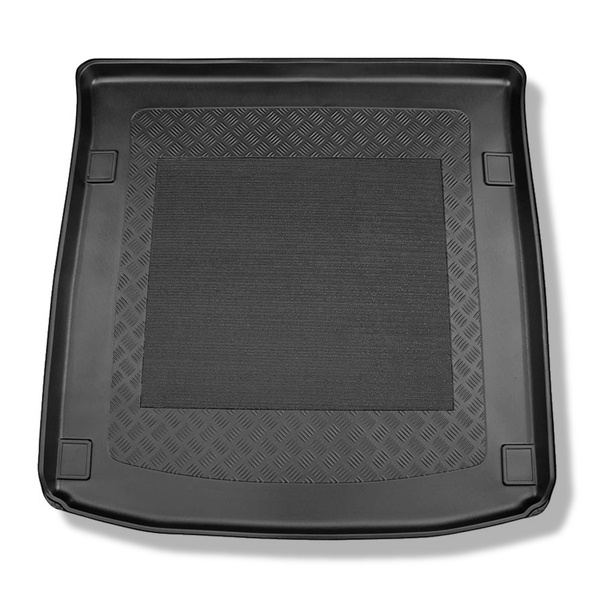 Alfombra para maletero adecuada para SsangYong Rexton II Y400 SUV (11.2017-2025) - Protector maletero - Alfombrilla maletero antideslizante - 5 plazas; piso móvil en la posición más baja o sin el piso móvil