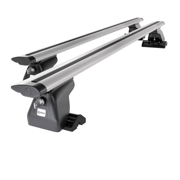 Portaequipajes de techo adecuadas para Peugeot 807 Monovolumen (2002-2010) - baca plata para coche - barras para techo de coche - perfil en T - aluminio