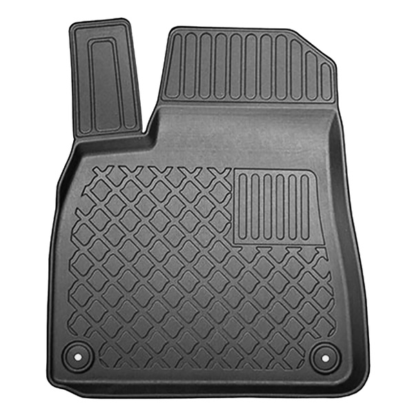 Conjunto de alfombrilla para maletero y alfombrillas para el interior del coche TPE para: Audi Q8 4M SUV (07.2018-....) - también para modelos con carriles de sujeción; sin la tercera fila