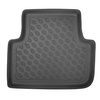 Conjunto de alfombrilla para maletero y alfombrillas para el interior del coche TPE PREMIUM para: Volkswagen Tiguan II SUV (05.2016-....) - parte superior del maletero (entrada de carga plana); base móvil en la posición más alta; no adecuado para versión 