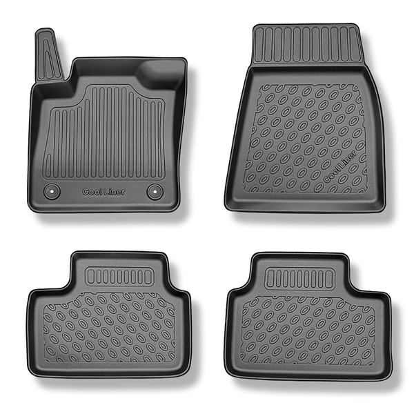 Alfombrillas de TPE adecuadas para Volvo C40 Recharge SUV (12.2021-....) - alfombras para coche