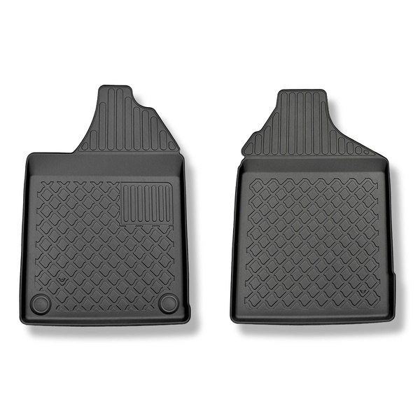 Alfombrillas de TPE adecuadas para Aixam Minauto Cross Hatchback (2010-2016) - solo delanteras - alfombras para coche