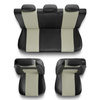 Fundas universales para asientos de coche para Mitsubishi L200 I, II, III, IV, V, VI (1993-....) - XL-BE