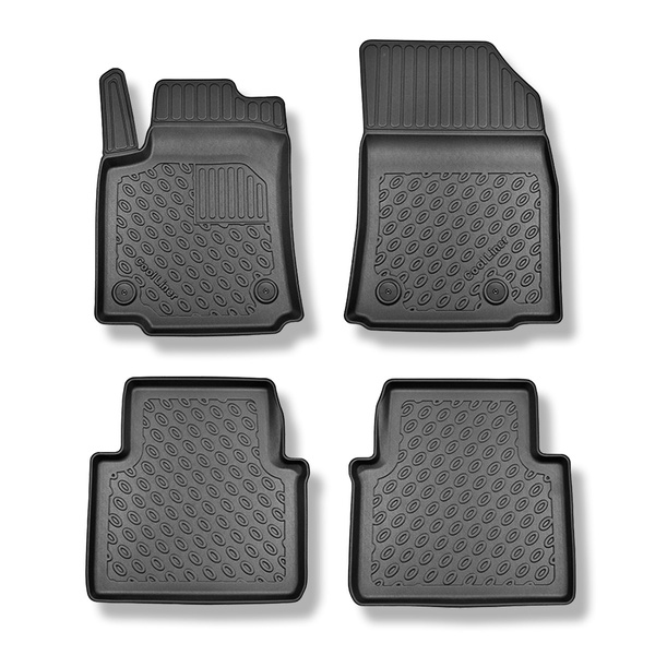 Alfombrillas de TPE adecuadas para Opel Crossland X SUV (06.2017-2021) - alfombras para coche