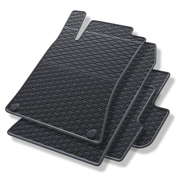 Alfombrillas de goma adecuadas para Mercedes-Benz CLA C117 (2013-2019) - alfombras para coche