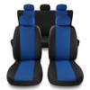 Fundas universales para asientos de coche para Hyundai i10 I, II, III (2008-....) - X.R-BL