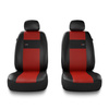 Fundas universales para asientos de coche para Alfa Romeo 166 I, II, III (1998-2007) - 2XL-RD