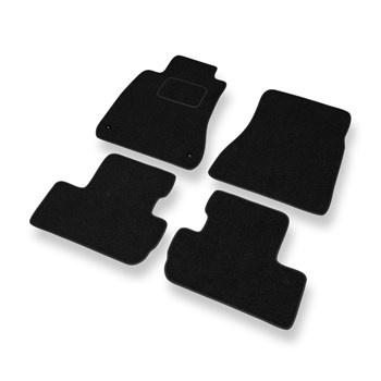 Alfombrillas de fieltro adecuadas para Lexus IS II XE20 (2005-2012) - alfombras para coche - color negro