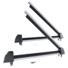 Portaesquís para portaequipajes de techo - Ski rack M-7703s - plata - para 3 pares de esquís o 2 tablas de snowboard