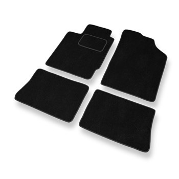 Alfombrillas de Velour adecuadas para Renault Clio II Hatchback (1998-2012) - al
