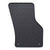 Alfombrillas de goma adecuadas para Cupra Leon Hatchback, Sportstourer (2020-....) - alfombras para coche - negro - 4 unidades