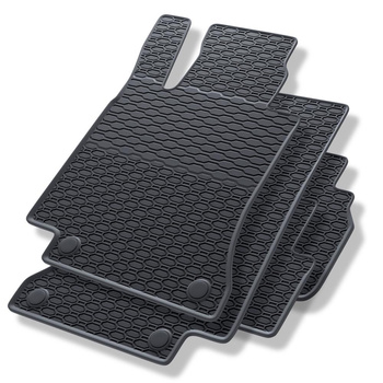 Alfombrillas de goma adecuadas para Mercedes-Benz Classe C W205 (2013-2021) - alfombras para coche