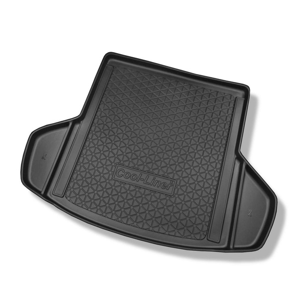Conjunto de alfombrilla para maletero y alfombrillas para el interior del coche TPE para: Toyota Avensis III Familiar (01.2009-08.2018) - también para modelos con rieles; cavidades eliminables