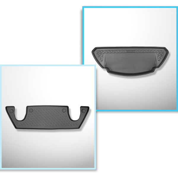 Conjunto de alfombrilla para maletero y alfombrillas para el interior del coche TPE para: Tesla Model X SUV (10.2016-12.2020)